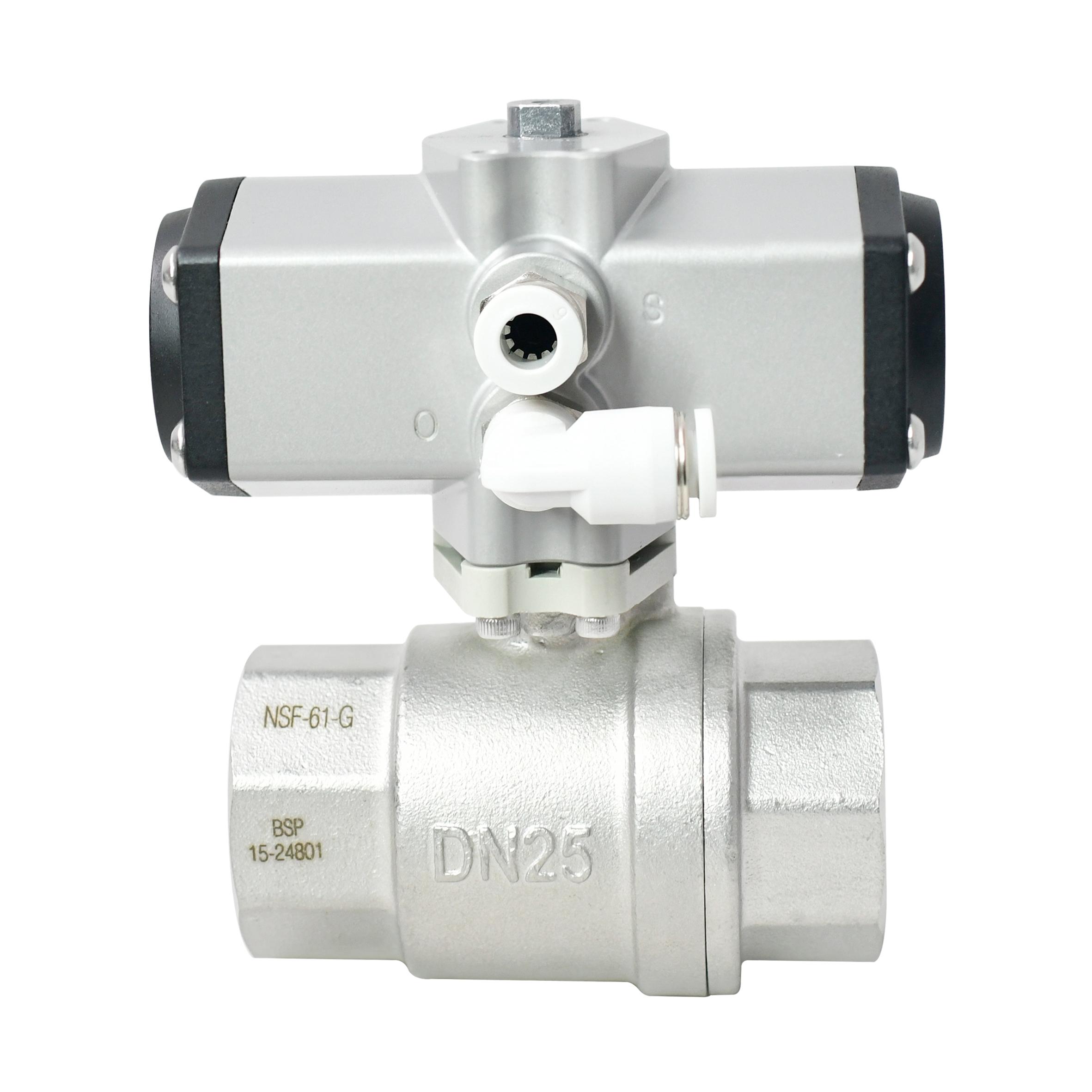 TONHEFLOW P30系列 DN25 不锈钢两通气动球阀
